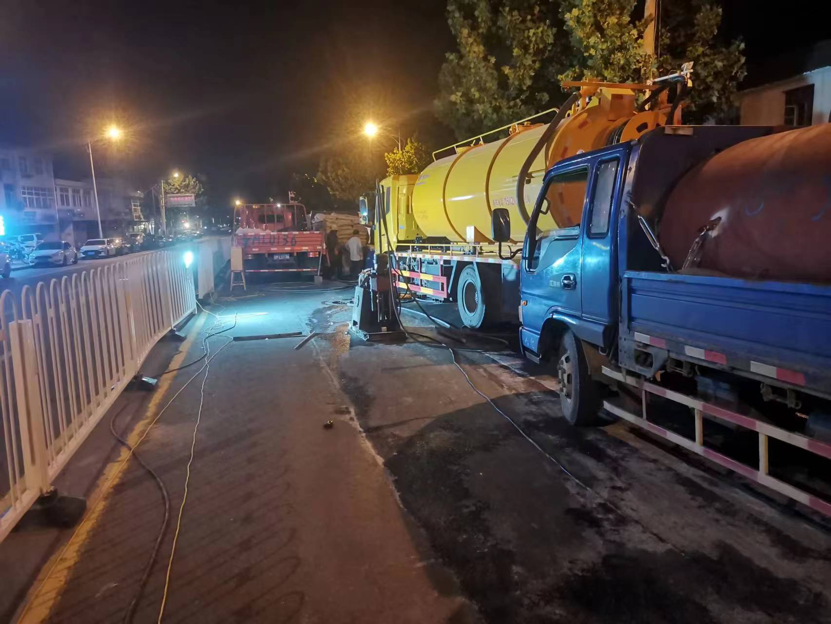 长倘口镇路面压密注浆