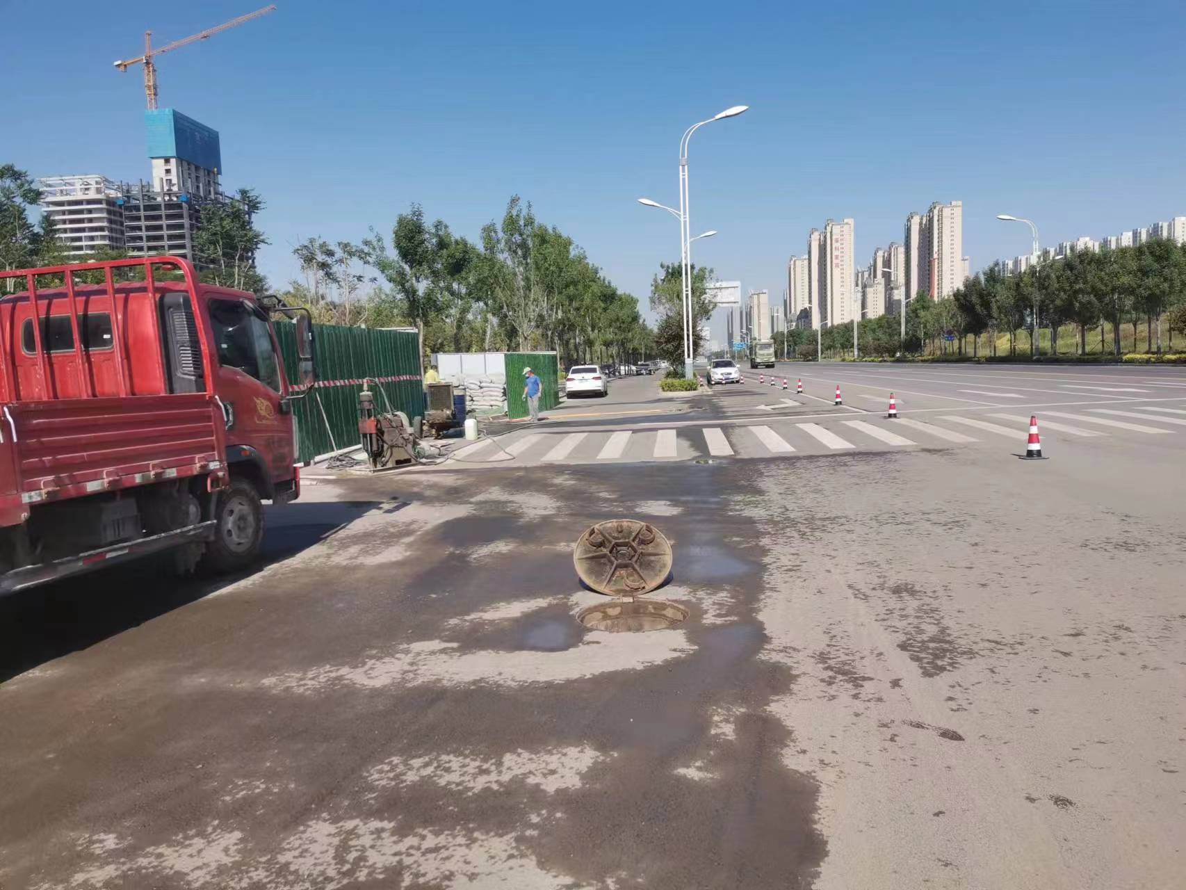 长倘口镇路面地基沉降注浆